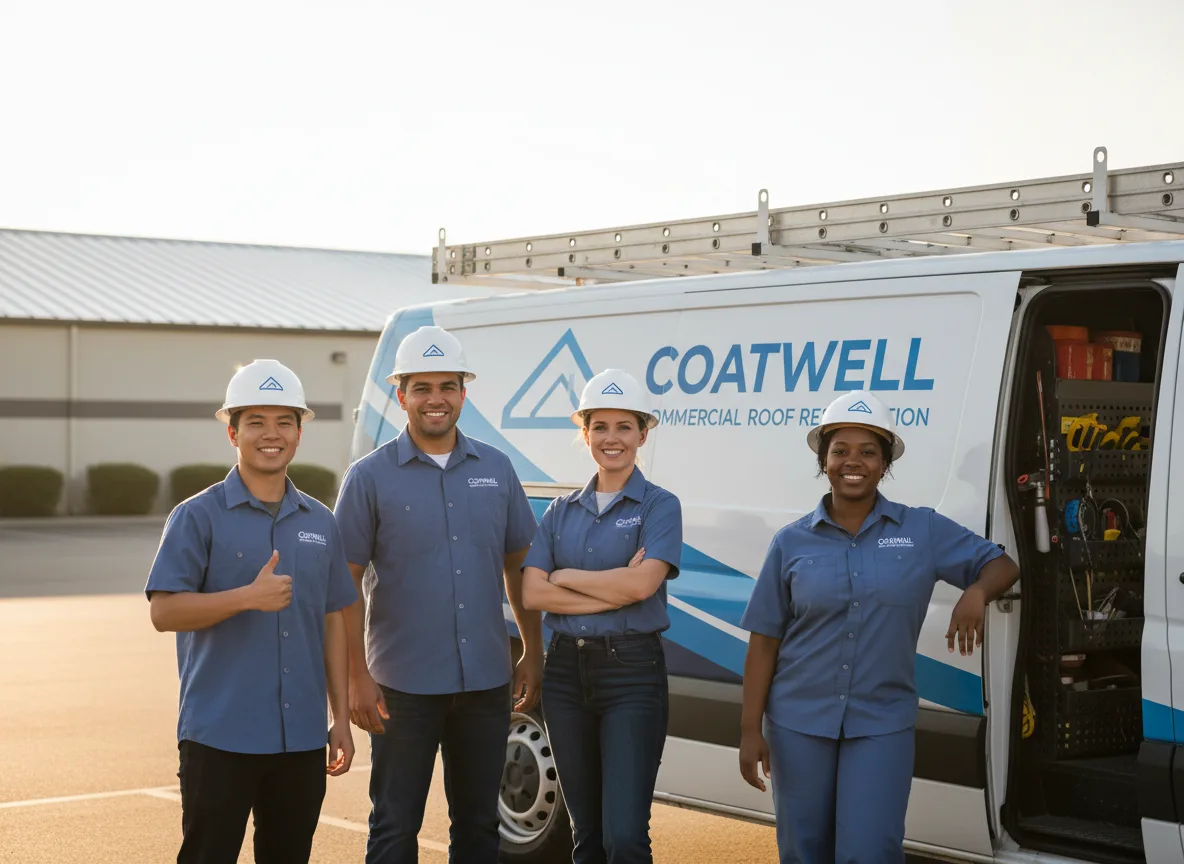 Commercial roof coating company in Cherry Valley, IL